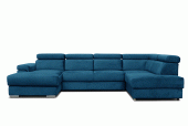Living Room Furniture Sectionals Carlo U-Shaped Sectional